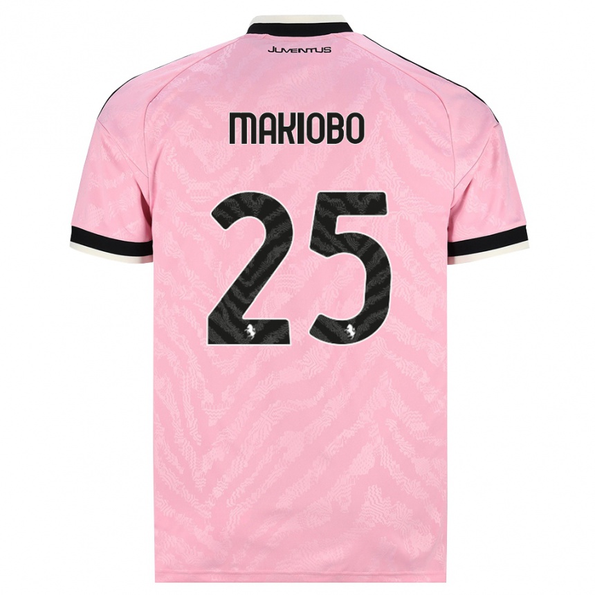 נשים כדורגל Grady Makiobo #25 ורוד שחור הרחק ג'רזי 2026/27