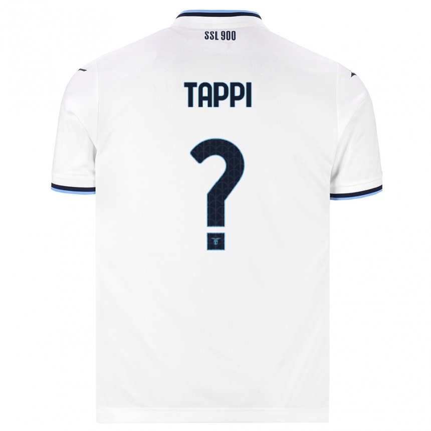 נשים כדורגל Gabriele Tappi #0 לבן כחול כהה הרחק ג'רזי 2026/27