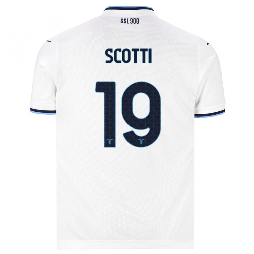 נשים כדורגל Asia Scotti #19 לבן כחול כהה הרחק ג'רזי 2026/27