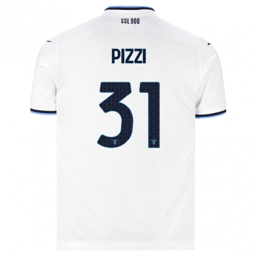 נשים כדורגל Giorgia Pizzi #31 לבן כחול כהה הרחק ג'רזי 2026/27