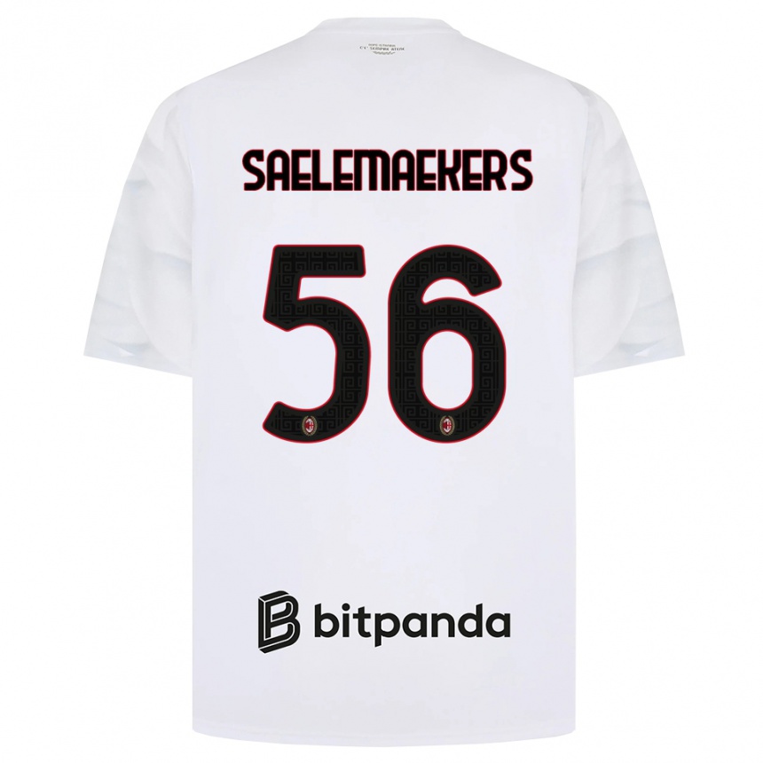 נשים כדורגל אלכסיס סאלמאקרס #56 לבן אדום שחור הרחק ג'רזי 2026/27