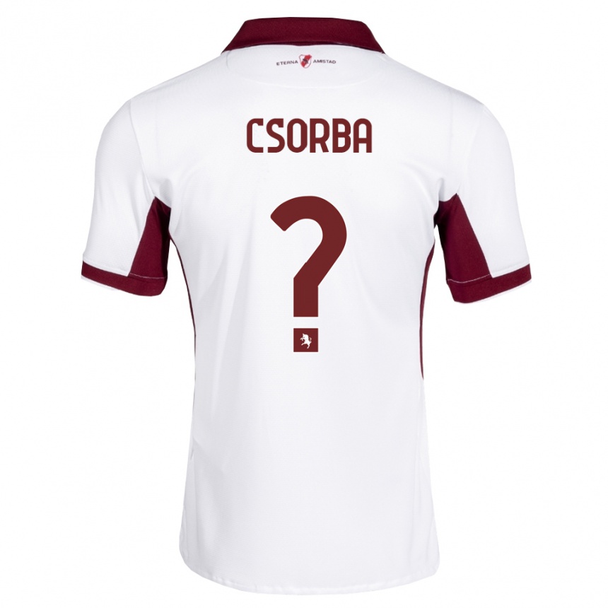 נשים כדורגל Noel Csorba #0 בורדו לבן אדום הרחק ג'רזי 2026/27