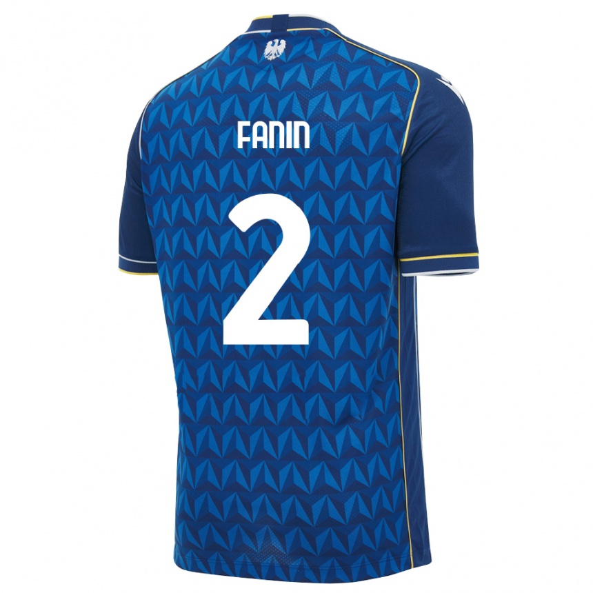 נשים כדורגל Alessandro Fanin #2 כחול מלכותי כחול הרחק ג'רזי 2026/27 נשים כדורגל Alessandro Fanin #2 כחול מלכותי כחול הרחק ג'רזי 2026/27