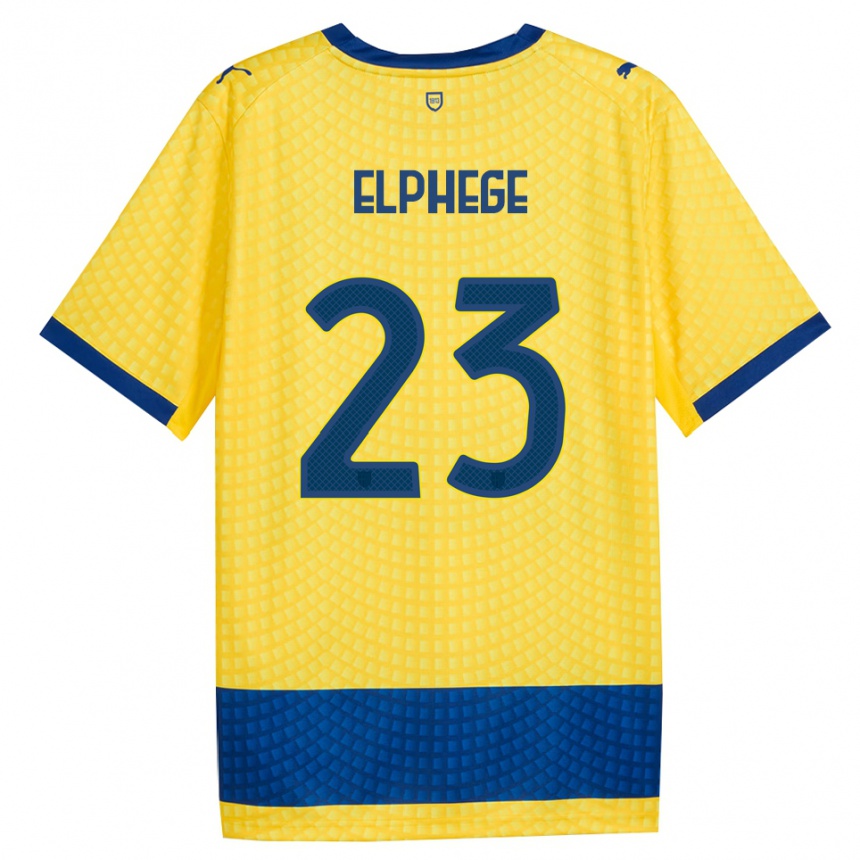 נשים כדורגל Nesta Elphege #23 צהוב כחול שחור הרחק ג'רזי 2026/27 נשים כדורגל Nesta Elphege #23 צהוב כחול שחור הרחק ג'רזי 2026/27