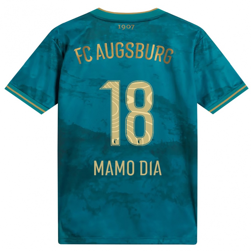 נשים כדורגל Amadou Mamo Dia #18 ירוק חום הרחק ג'רזי 2026/27