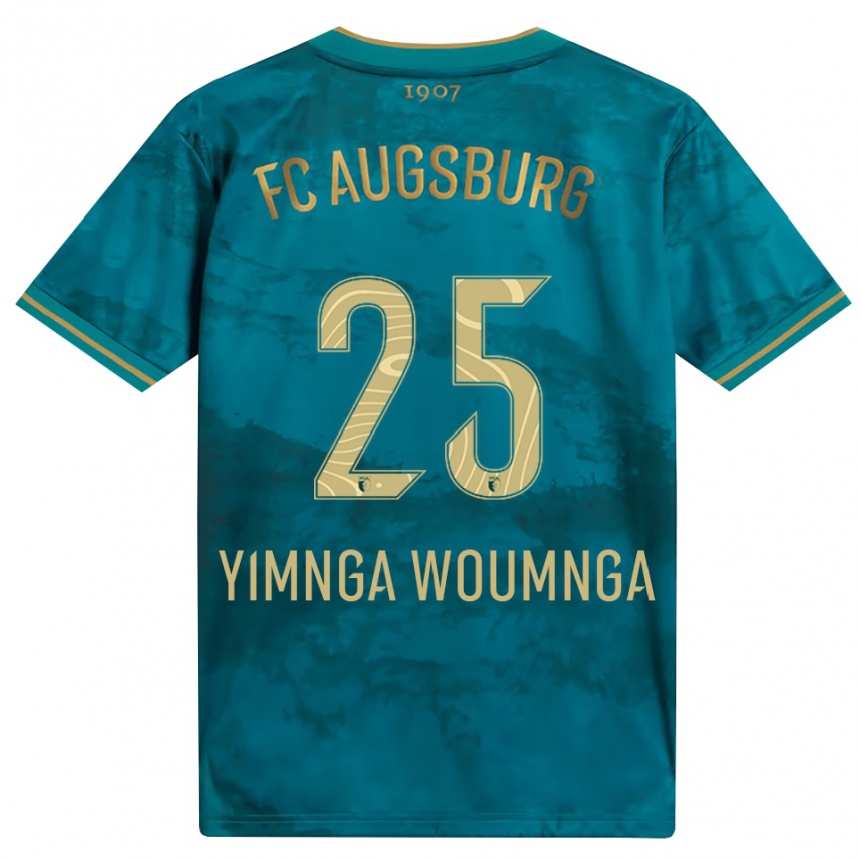 נשים כדורגל Batkam Yimnga Woumnga #25 ירוק חום הרחק ג'רזי 2026/27