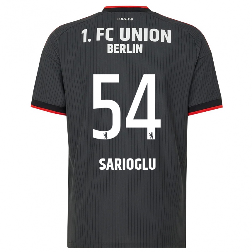 נשים כדורגל Defne Sarıoğlu #54 שחור לבן אדום הרחק ג'רזי 2026/27