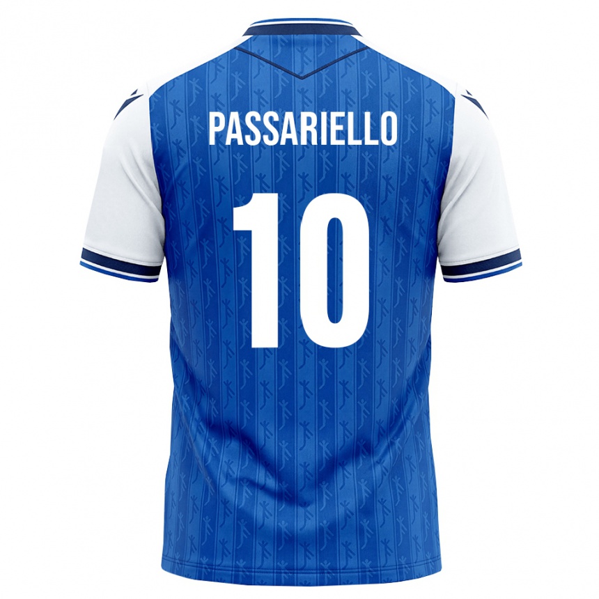 ילדים כדורגל Samuel Passariello #10 כחול מלכותי לבן ג'רזי ביתית 2026/27