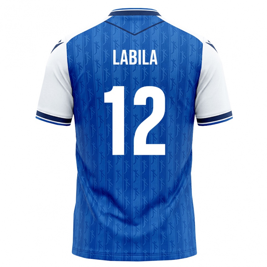 ילדים כדורגל Daniel Labila #12 כחול מלכותי לבן ג'רזי ביתית 2026/27