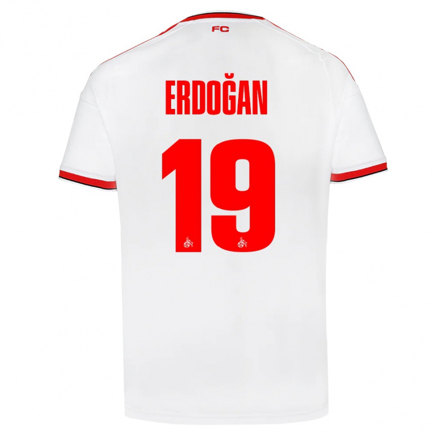 ילדים כדורגל Eymen Erdoğan #19 לבן אדום שחור ג'רזי ביתית 2026/27 ילדים כדורגל Eymen Erdoğan #19 לבן אדום שחור ג'רזי ביתית 2026/27