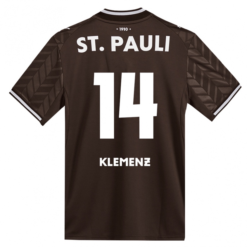 ילדים כדורגל Julian Klemenz #14 קפה לבן ג'רזי ביתית 2026/27 ילדים כדורגל Julian Klemenz #14 קפה לבן ג'רזי ביתית 2026/27