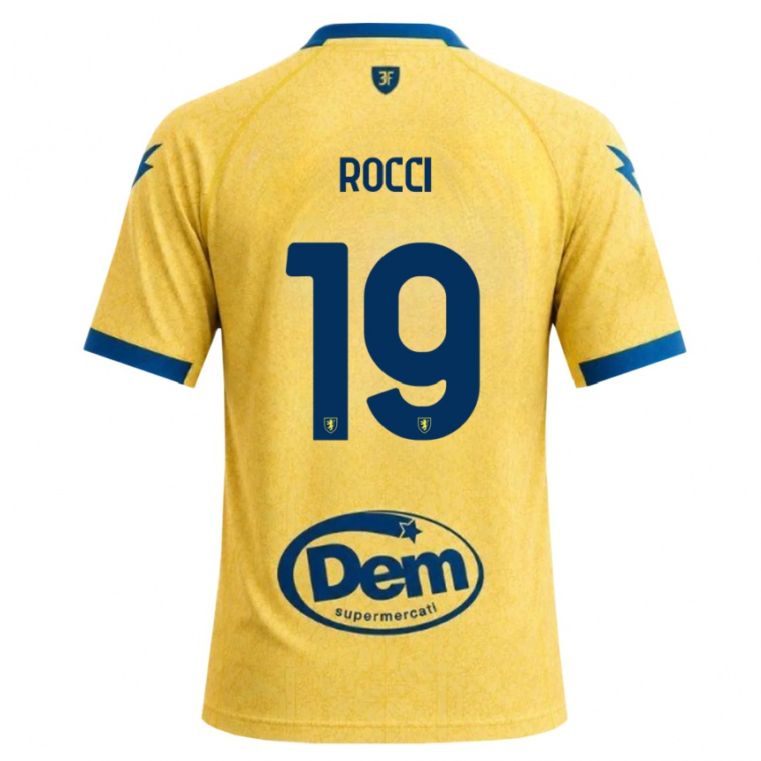 ילדים כדורגל Valerio Rocci #19 חאקי שחור כחול ג'רזי ביתית 2026/27 ילדים כדורגל Valerio Rocci #19 חאקי שחור כחול ג'רזי ביתית 2026/27