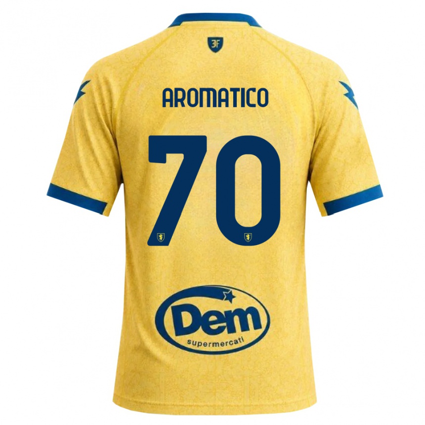 ילדים כדורגל Raul Aromatico #70 חאקי שחור כחול ג'רזי ביתית 2026/27