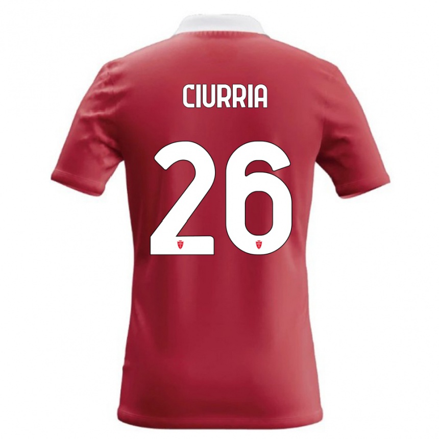ילדים כדורגל Patrick Ciurria #26 אדום לבן ג'רזי ביתית 2026/27 ילדים כדורגל Patrick Ciurria #26 אדום לבן ג'רזי ביתית 2026/27