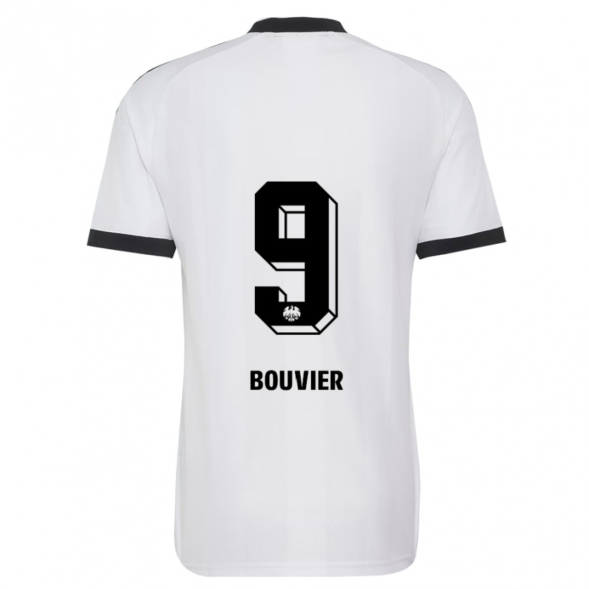 ילדים כדורגל Marcello Bouvier #9 שחור לבן הרחק ג'רזי 2026/27 ילדים כדורגל Marcello Bouvier #9 שחור לבן הרחק ג'רזי 2026/27