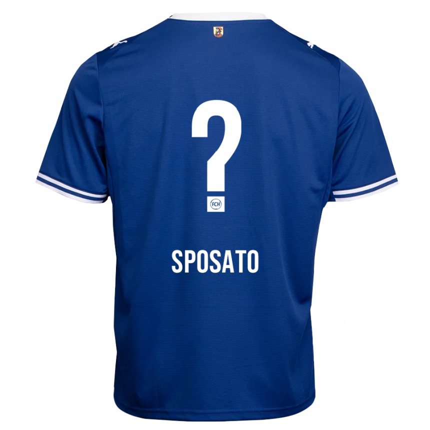 ילדים כדורגל Lennard Sposato #0 כחול מלכותי לבן הרחק ג'רזי 2026/27