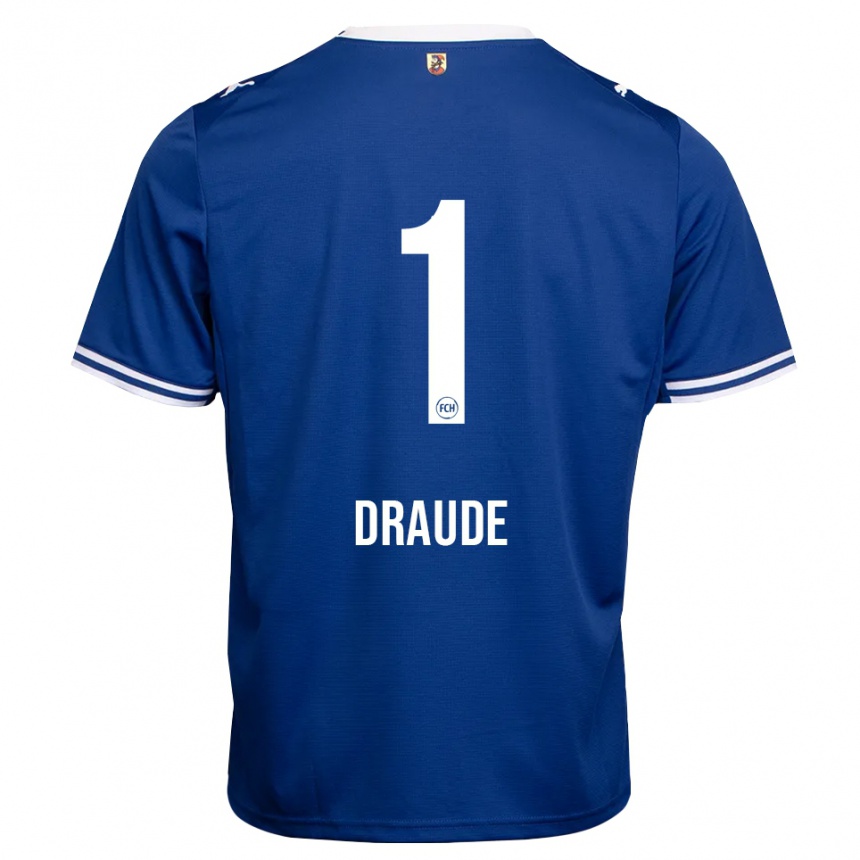 ילדים כדורגל Michel Draude #1 כחול מלכותי לבן הרחק ג'רזי 2026/27