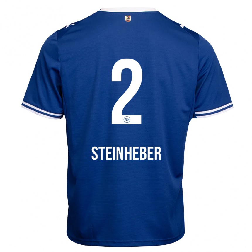 ילדים כדורגל Leni Steinheber #2 כחול מלכותי לבן הרחק ג'רזי 2026/27