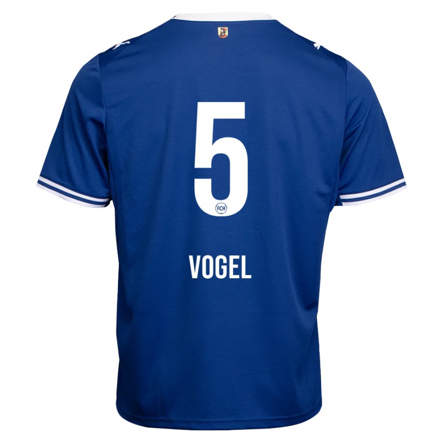 ילדים כדורגל Maximilian Vogel #5 כחול מלכותי לבן הרחק ג'רזי 2026/27
