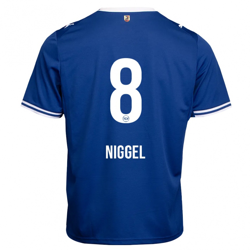 ילדים כדורגל Henrik Niggel #8 כחול מלכותי לבן הרחק ג'רזי 2026/27 ילדים כדורגל Henrik Niggel #8 כחול מלכותי לבן הרחק ג'רזי 2026/27