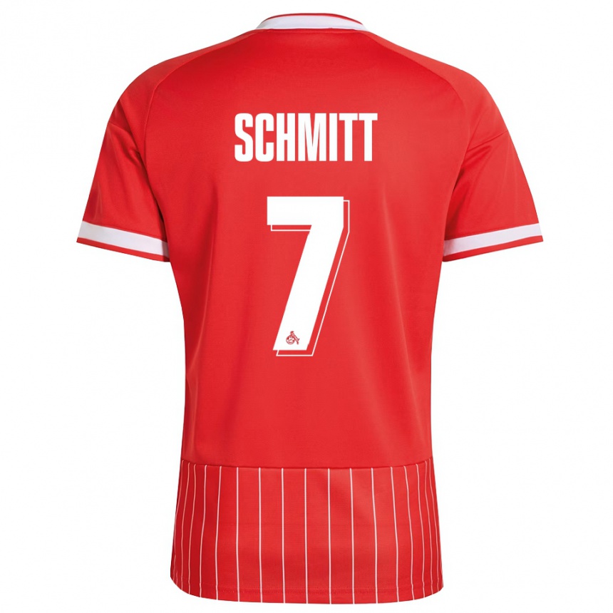 ילדים כדורגל Oliver Schmitt #7 ירוק אדום לבן הרחק ג'רזי 2026/27 ילדים כדורגל Oliver Schmitt #7 ירוק אדום לבן הרחק ג'רזי 2026/27