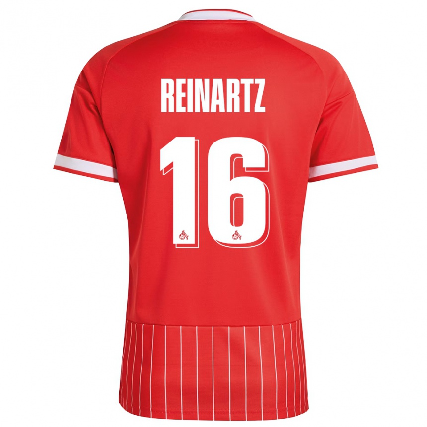 ילדים כדורגל Ben Reinartz #16 ירוק אדום לבן הרחק ג'רזי 2026/27