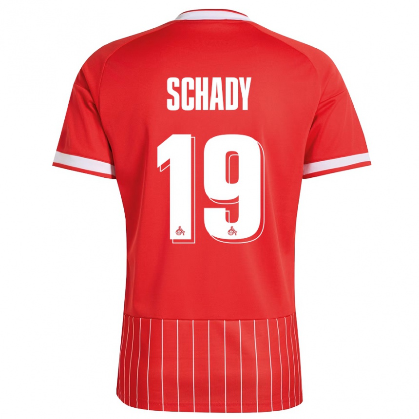 ילדים כדורגל Alexis Schady #19 ירוק אדום לבן הרחק ג'רזי 2026/27