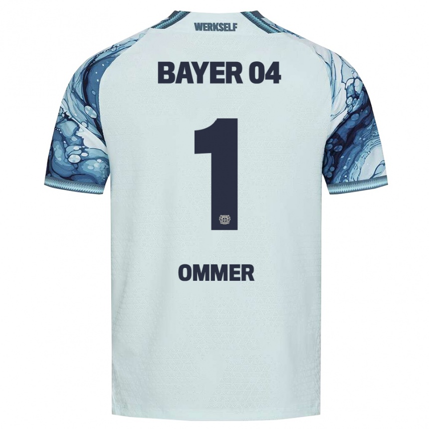 ילדים כדורגל Yaron Ommer #1 שחור ירוק כהה הרחק ג'רזי 2026/27
