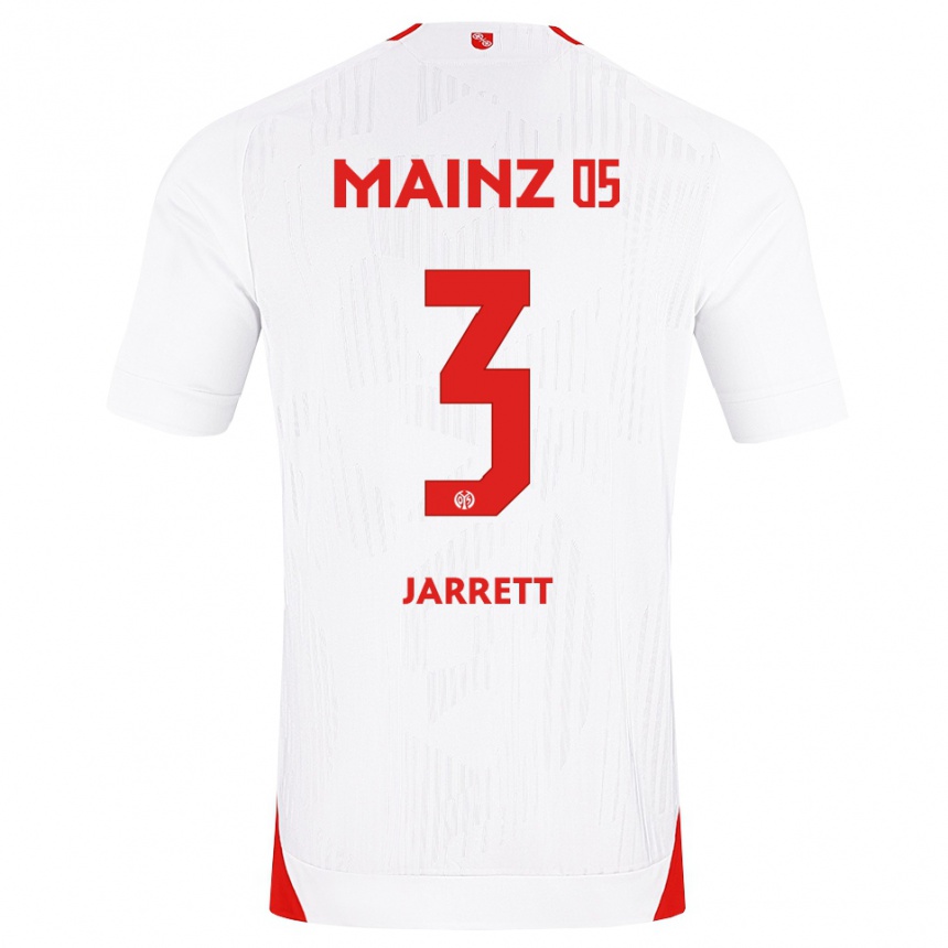 ילדים כדורגל Tyrone Jarrett #3 לבן אדום צהוב הרחק ג'רזי 2026/27 ילדים כדורגל Tyrone Jarrett #3 לבן אדום צהוב הרחק ג'רזי 2026/27