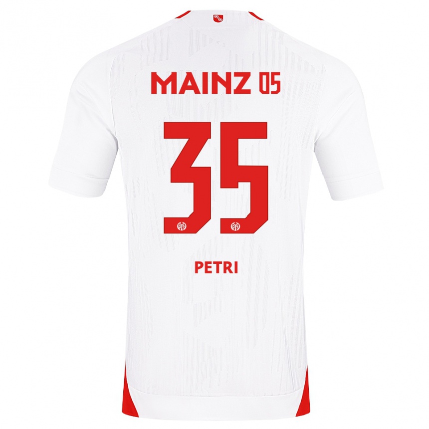 ילדים כדורגל Jolina Petri #35 לבן אדום צהוב הרחק ג'רזי 2026/27