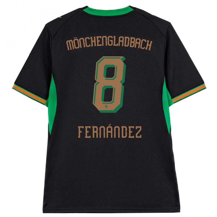 ילדים כדורגל Oriol Fernandez Berenguer #8 שחור כתום ירוק חום הרחק ג'רזי 2026/27