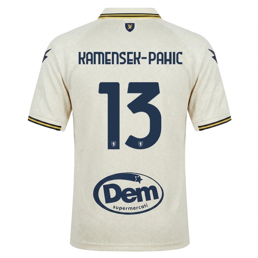 ילדים כדורגל Matjaz Kamensek-Pahic #13 תחרה ישנה צהוב שחור הרחק ג'רזי 2026/27