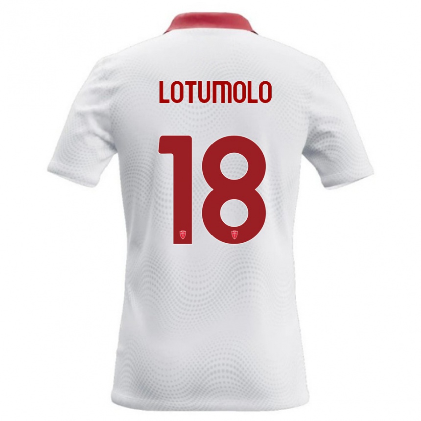 ילדים כדורגל Matteo Lotumolo #18 לבן אדום הרחק ג'רזי 2026/27 ילדים כדורגל Matteo Lotumolo #18 לבן אדום הרחק ג'רזי 2026/27