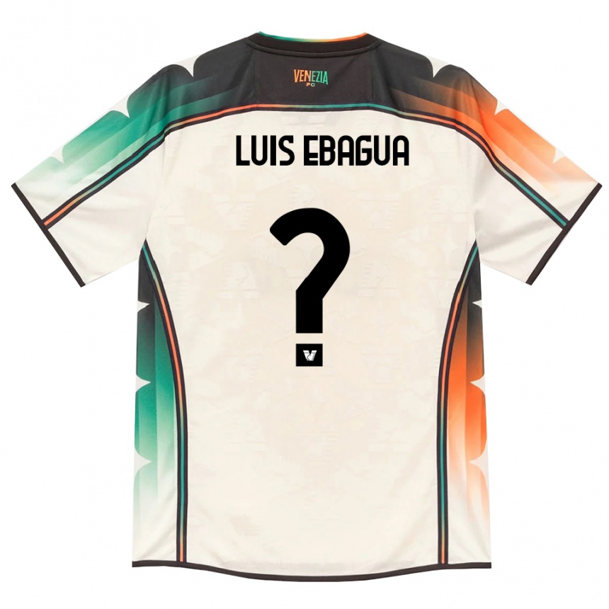 ילדים כדורגל Sean Luis Ebagua #0 תחרה ישנה כתום ירוק הרחק ג'רזי 2026/27