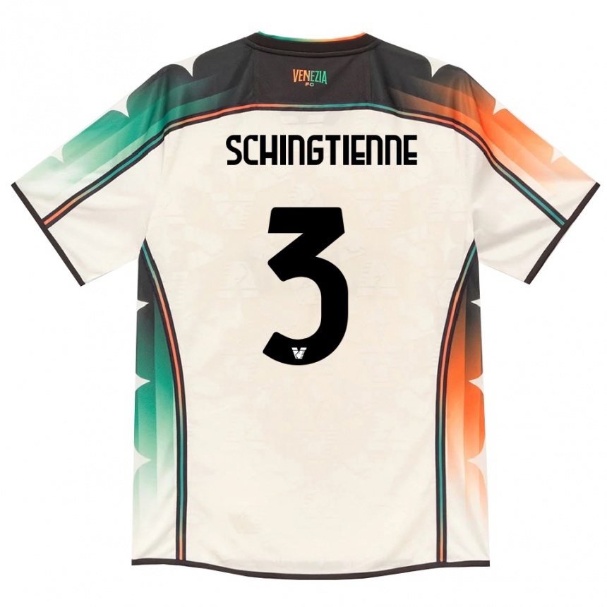 ילדים כדורגל Joël Schingtienne #3 תחרה ישנה כתום ירוק הרחק ג'רזי 2026/27
