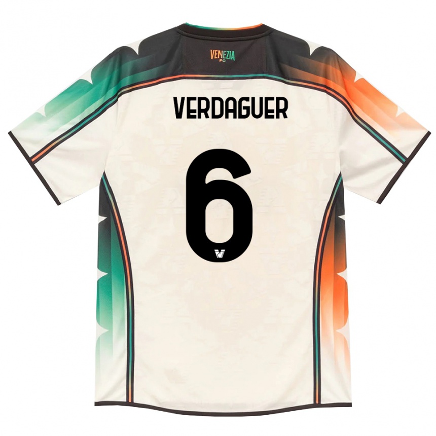 ילדים כדורגל Judith Verdaguer #6 תחרה ישנה כתום ירוק הרחק ג'רזי 2026/27 ילדים כדורגל Judith Verdaguer #6 תחרה ישנה כתום ירוק הרחק ג'רזי 2026/27