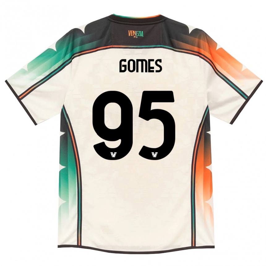 ילדים כדורגל Ale Gomes #95 תחרה ישנה כתום ירוק הרחק ג'רזי 2026/27