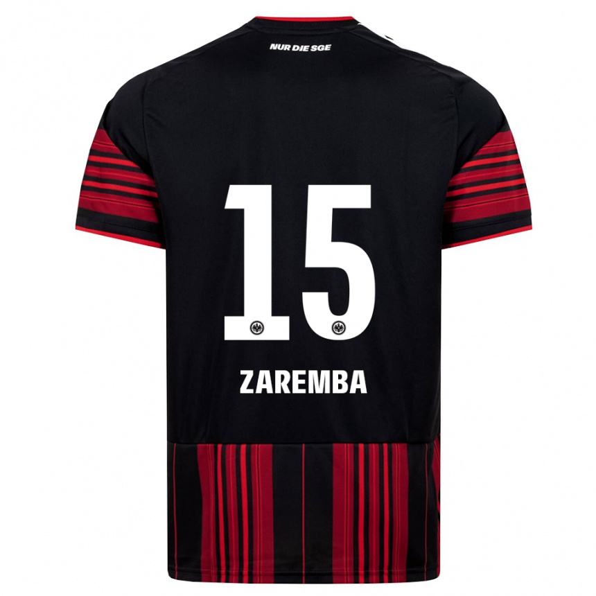 גברים כדורגל Marcel Zaremba #15 שחור אדום לבן ג'רזי ביתית 2026/27