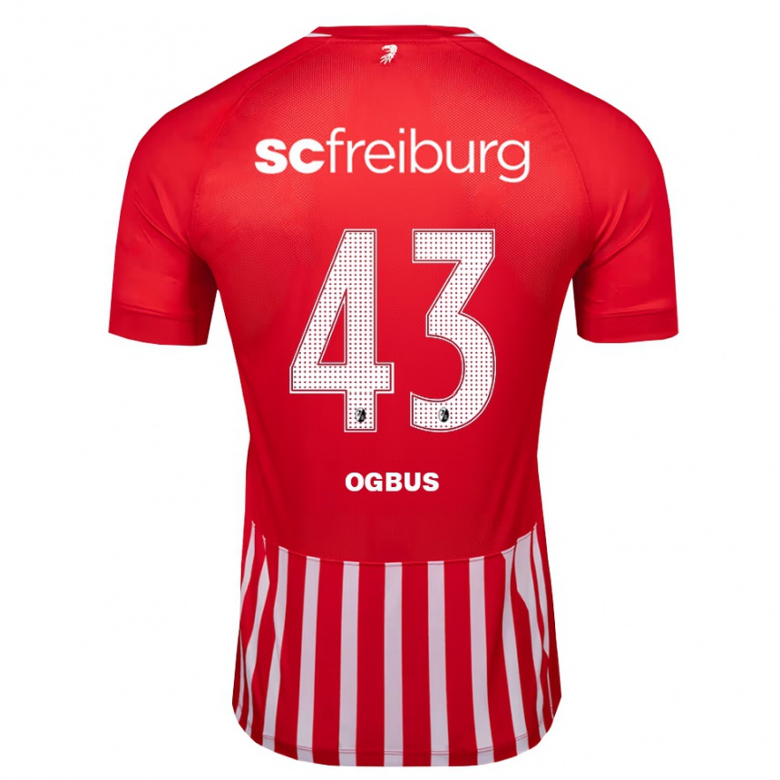גברים כדורגל Bruno Ogbus #43 אדום לבן שחור ג'רזי ביתית 2026/27