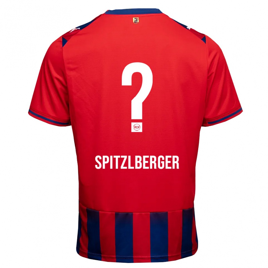 גברים כדורגל Tyler Spitzlberger #0 כחול מלכותי לבן אדום ג'רזי ביתית 2026/27