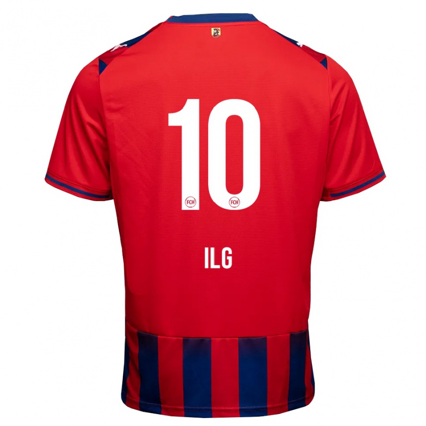 גברים כדורגל Leif Ilg #10 כחול מלכותי לבן אדום ג'רזי ביתית 2026/27