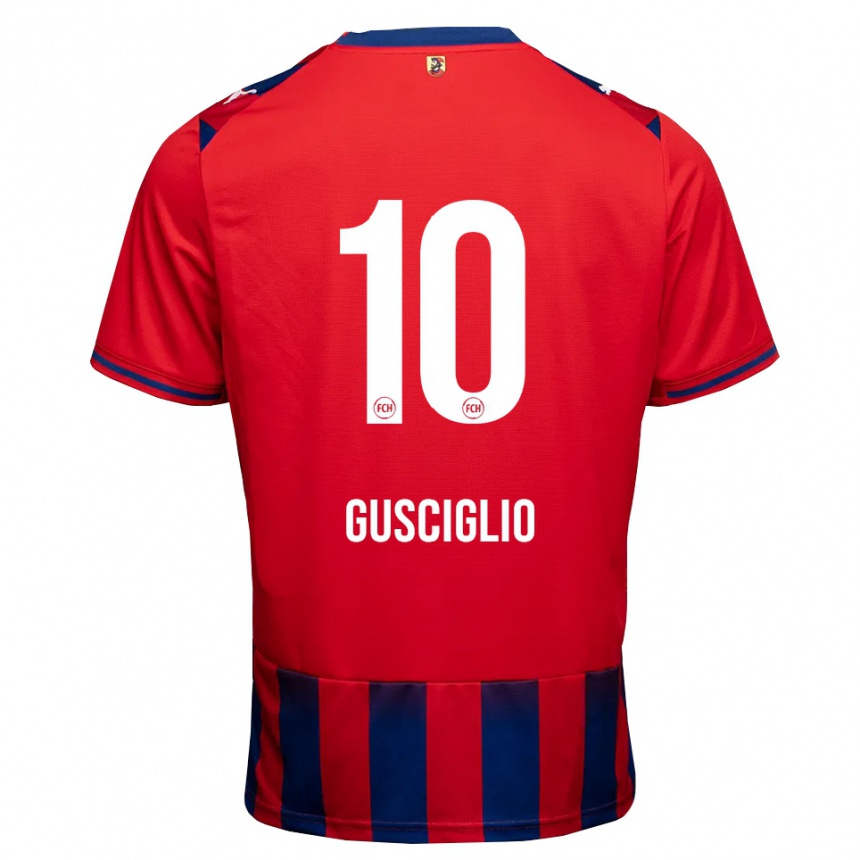 גברים כדורגל Alessio Gusciglio #10 כחול מלכותי לבן אדום ג'רזי ביתית 2026/27