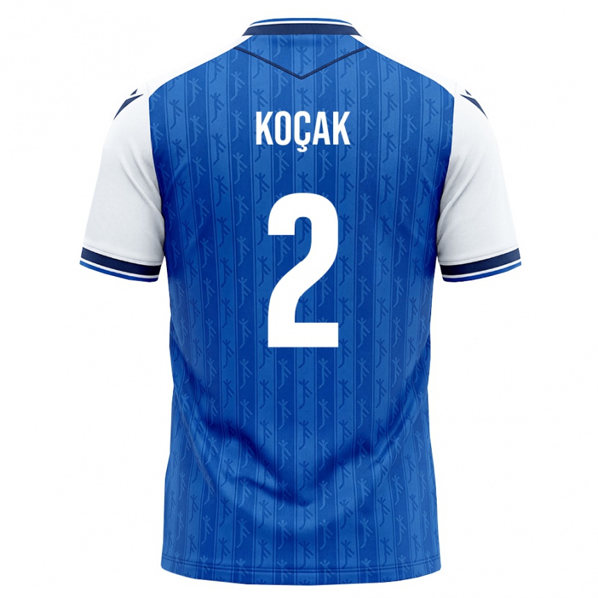 גברים כדורגל Ensar Koçak #2 כחול מלכותי לבן ג'רזי ביתית 2026/27