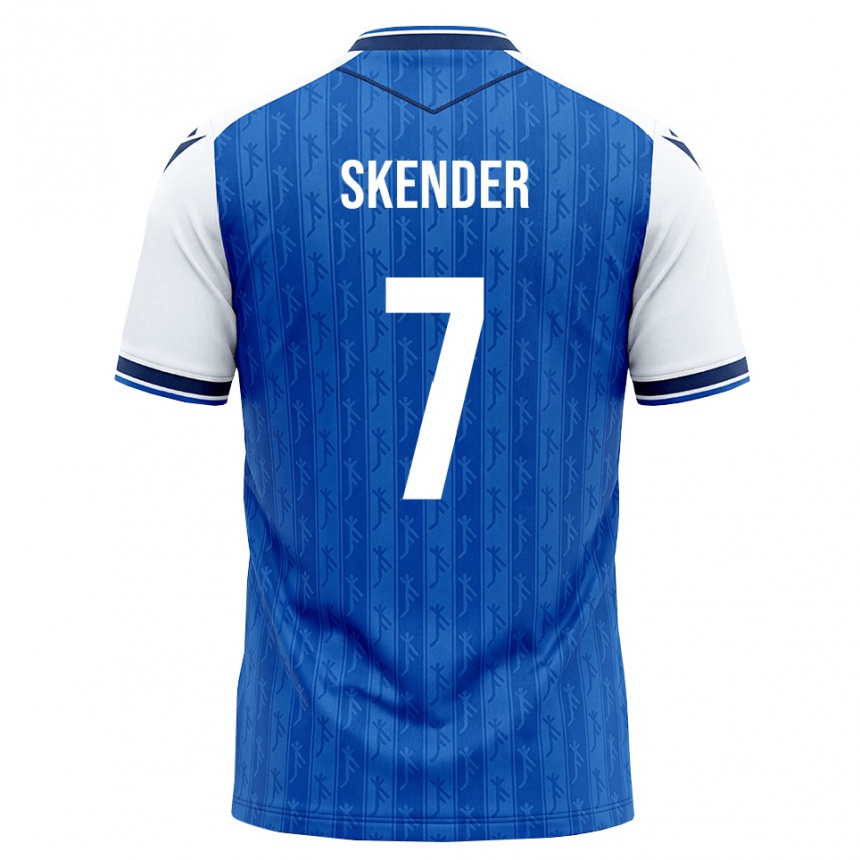 גברים כדורגל Alexandros Skender #7 כחול מלכותי לבן ג'רזי ביתית 2026/27