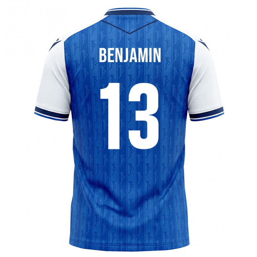 גברים כדורגל Precious Benjamin #13 כחול מלכותי לבן ג'רזי ביתית 2026/27