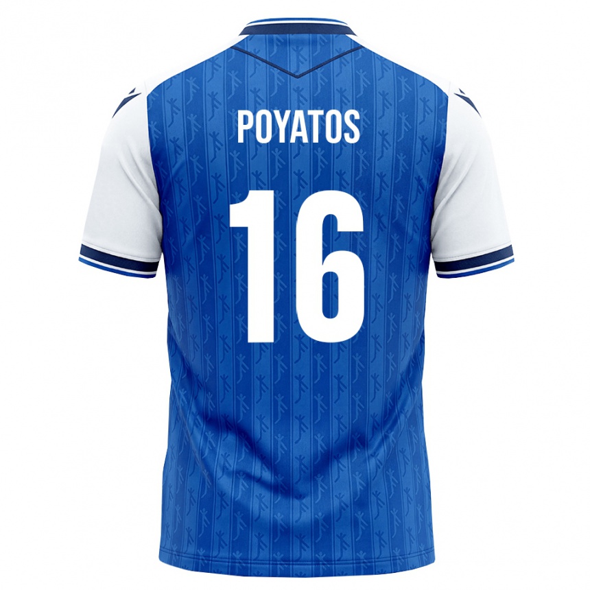 גברים כדורגל Miguel Poyatos #16 כחול מלכותי לבן ג'רזי ביתית 2026/27