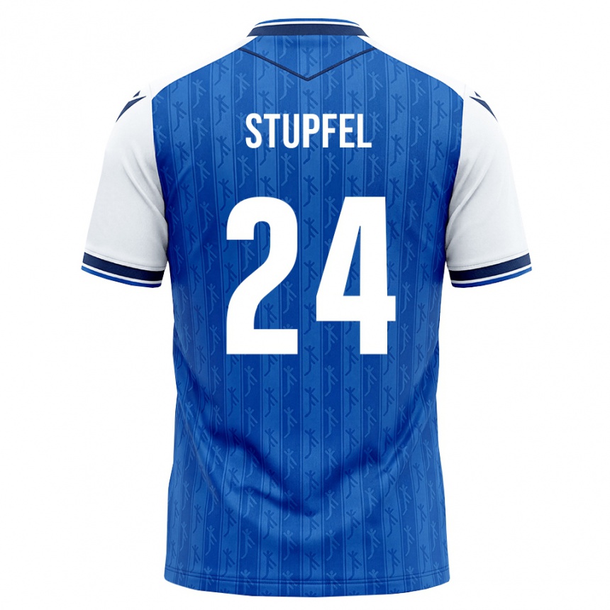 גברים כדורגל Janis Stupfel #24 כחול מלכותי לבן ג'רזי ביתית 2026/27