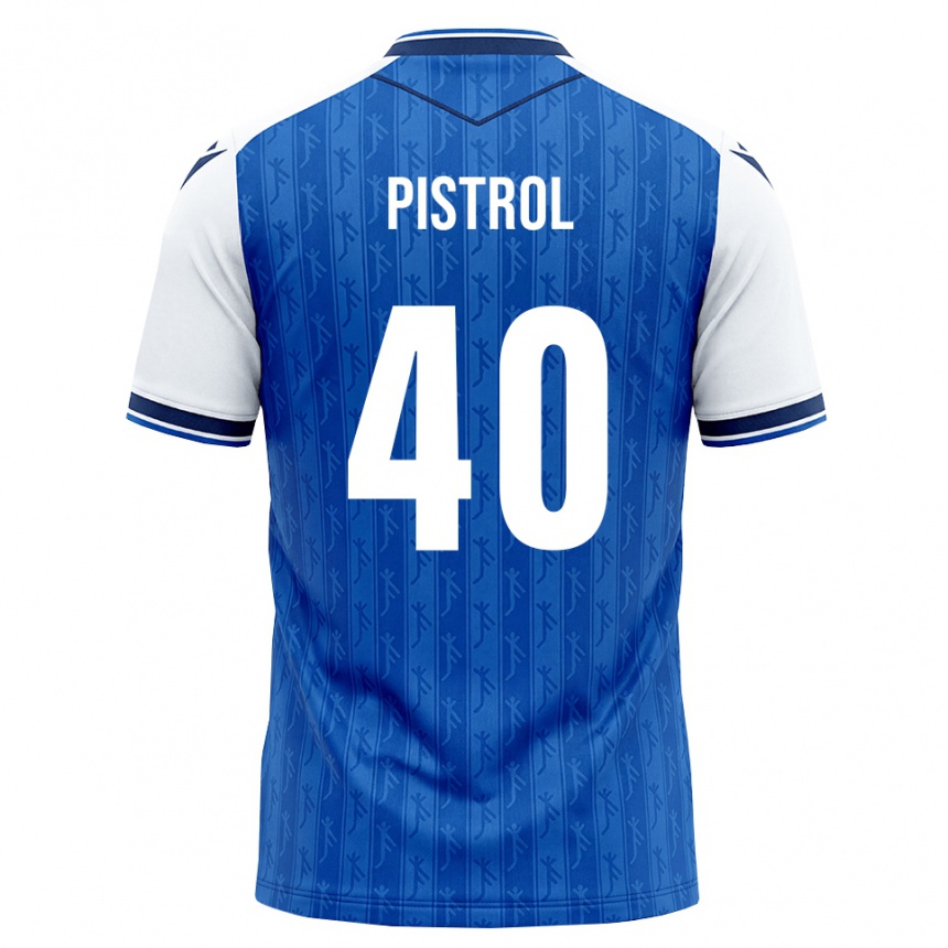 גברים כדורגל Santino Pistrol #40 כחול מלכותי לבן ג'רזי ביתית 2026/27
