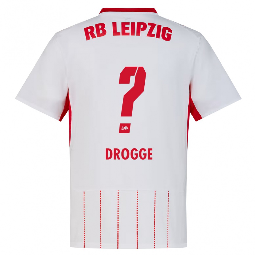גברים כדורגל Lennert Drogge #0 אדום לבן צהוב ג'רזי ביתית 2026/27