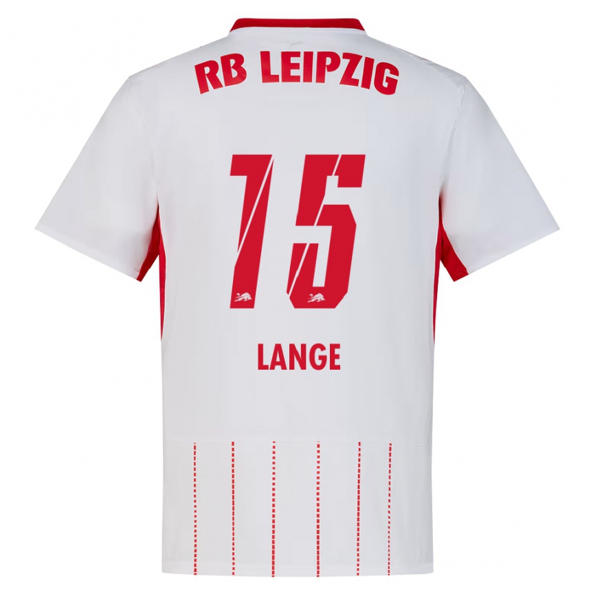 גברים כדורגל Oskar Lange #15 אדום לבן צהוב ג'רזי ביתית 2026/27 גברים כדורגל Oskar Lange #15 אדום לבן צהוב ג'רזי ביתית 2026/27